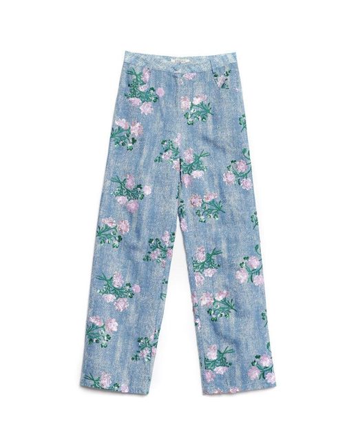 Sister Jane Blue Dream Azul Embellished Trousers