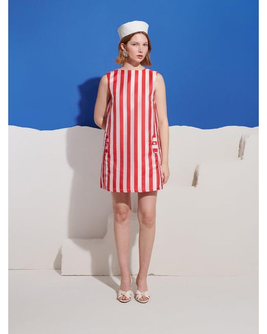 Sister Jane Blue Tinos Stripe Mini Dress