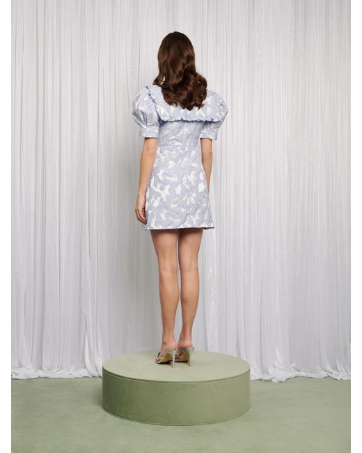 Sister Jane White Lacewing Mini Dress