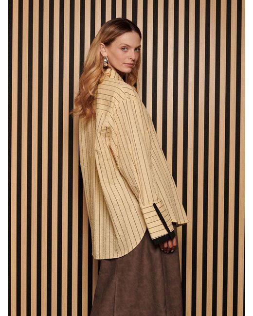 Sister Jane Brown Ghospell Nita Stripe Shirt