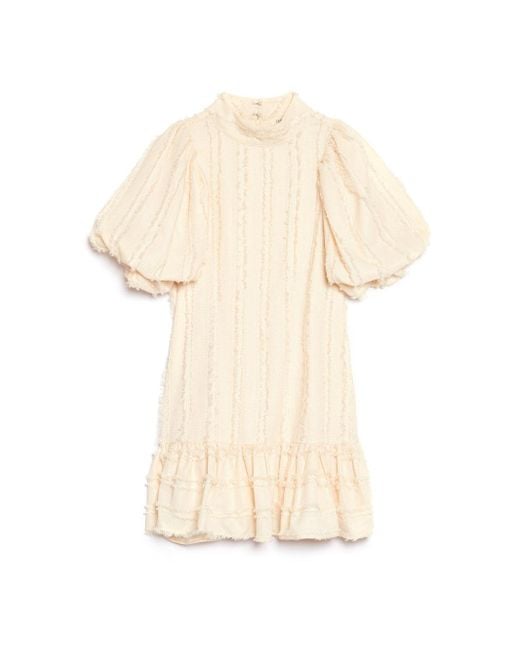 Sister Jane Pink Ghospell Soleil Textured Mini Dress