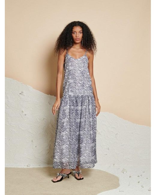 Sister Jane Multicolor Ghospell Cameron Zebra Midi Dress