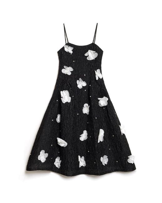 Sister Jane Blue Dream Myra Applique Midi Dress