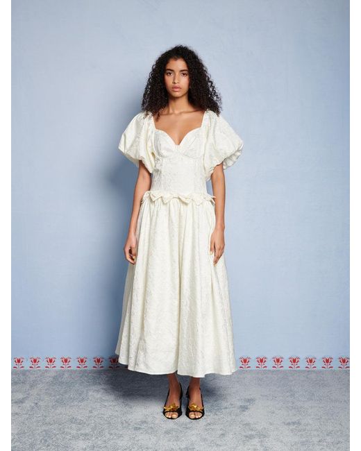 Sister Jane Blue Dream Mora Bow Maxi Dress