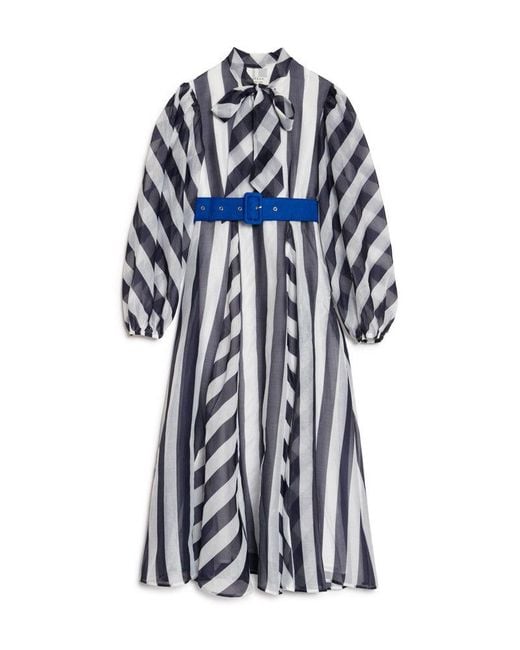Sister Jane Natural Dream Horizon Stripe Maxi Dress