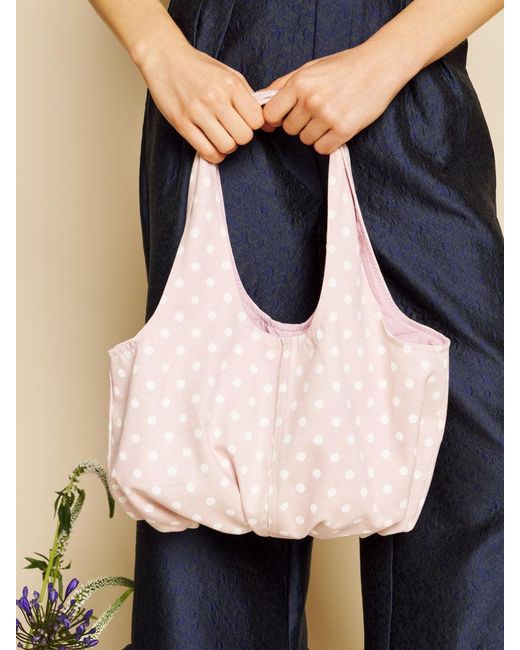 Sister Jane Pink Violette Spot Bubble Bag