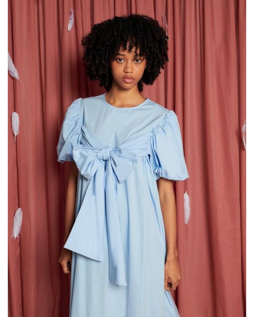 Sister Jane Red Flutter Bow Midi Dress