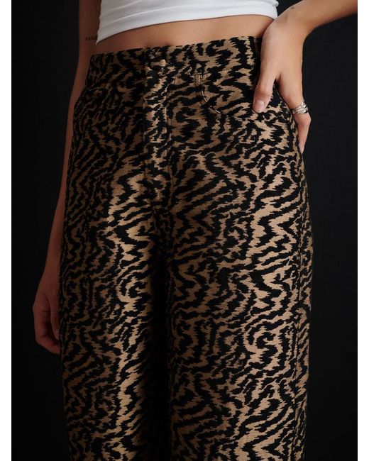 Sister Jane Black Ghospell Phoebe Jacquard Trousers