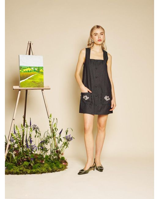 Sister Jane Natural Rosemary Denim Mini Dress