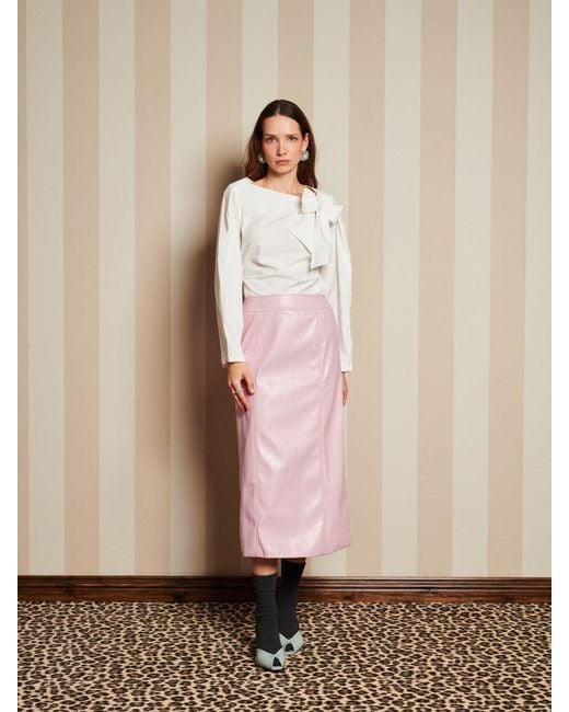 Sister Jane Natural Dream Lantern Bow Blouse