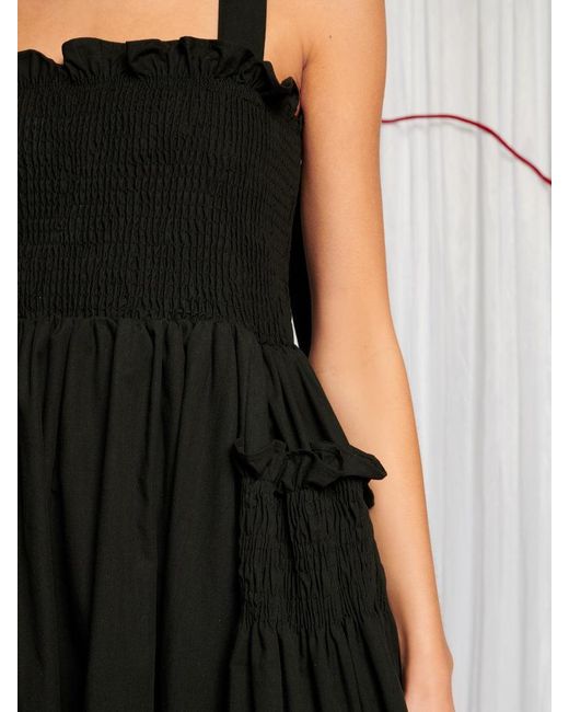 Sister Jane White Dream Heartstrings Cross Straps Midi Dress