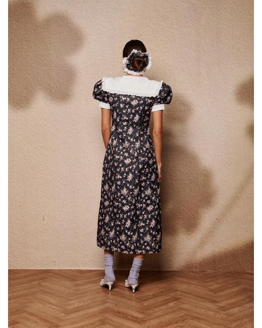 sister jane brown dress Dream Sister Jane check print mini dress in brown