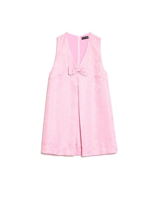 Sister Jane Pink Vera Jacquard Mini Dress