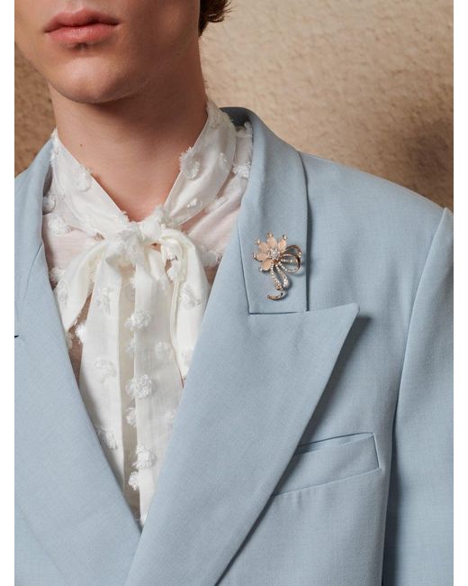 Sister Jane Blue Evander Double Breasted Blazer