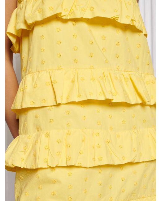 Sister Jane Yellow Lola Blossom Mini Dress
