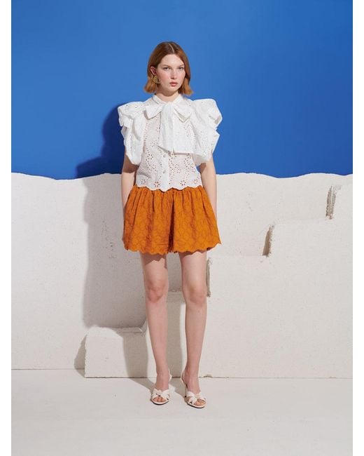 Sister Jane Blue Sofia Bow Blouse