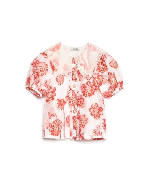 Sister Jane Blue Dream Willa Jacquard Blouse