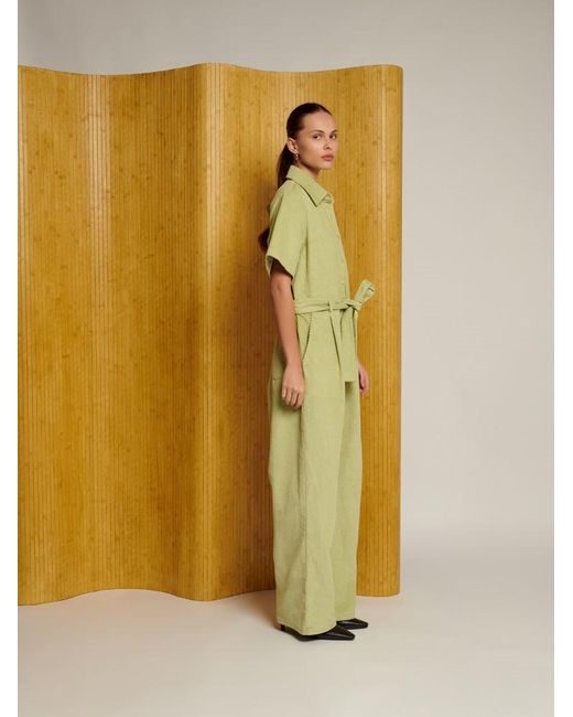 Sister Jane Yellow Ghospell Vega Cord Jumpsuit