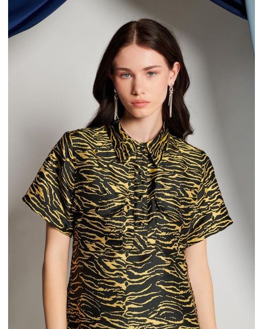 Sister Jane Green Ghospell Bonnie Zebra Mini Dress
