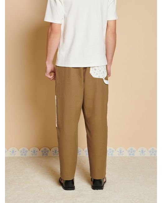 Sister Jane Natural Folke Patch Trousers