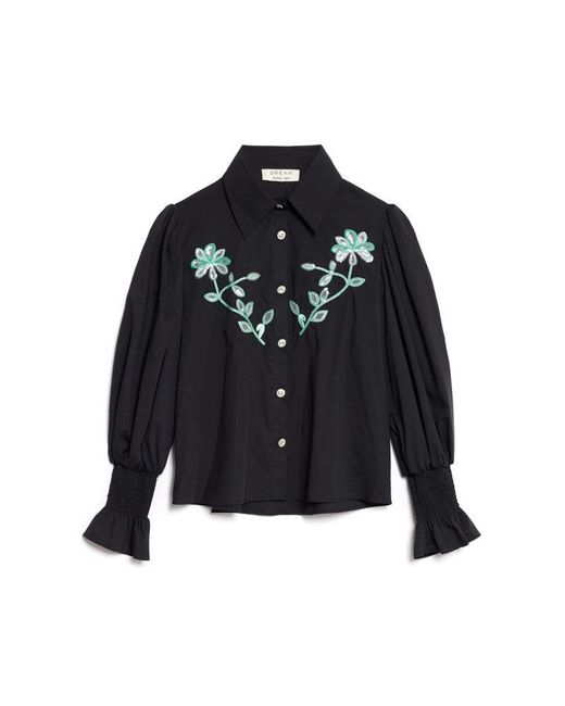 Sister Jane Red Dream Portrait Embroidery Shirt