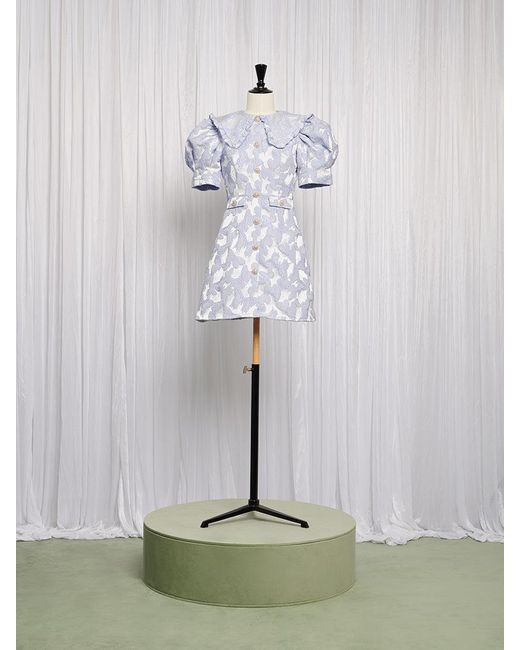 Sister Jane White Lacewing Mini Dress