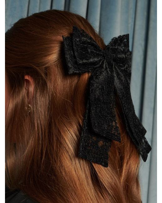 Sister Jane Multicolor Eclipse Lace Hair Bow