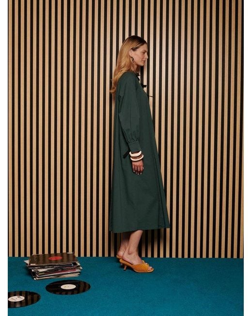 Sister Jane Black Ghospell Fifer Midi Dress