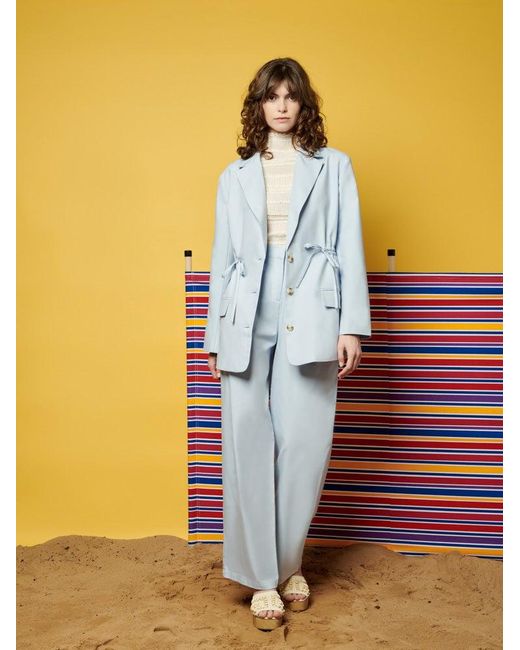 Sister Jane Blue Ghospell Helen Drawstring Blazer