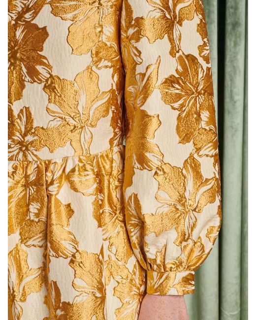 Sister Jane Metallic Dream Imagine Jacquard Maxi Dress