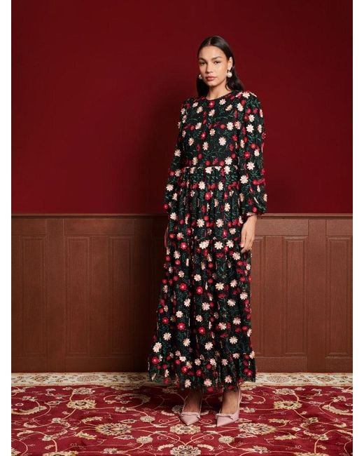 Sister Jane Red Dream Lilian Rose Maxi Dress