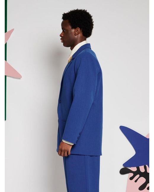 Sister Jane Blue Manon Single Breasted Blazer