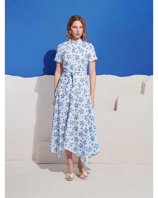 Sister Jane Blue Siro Print Maxi Dress