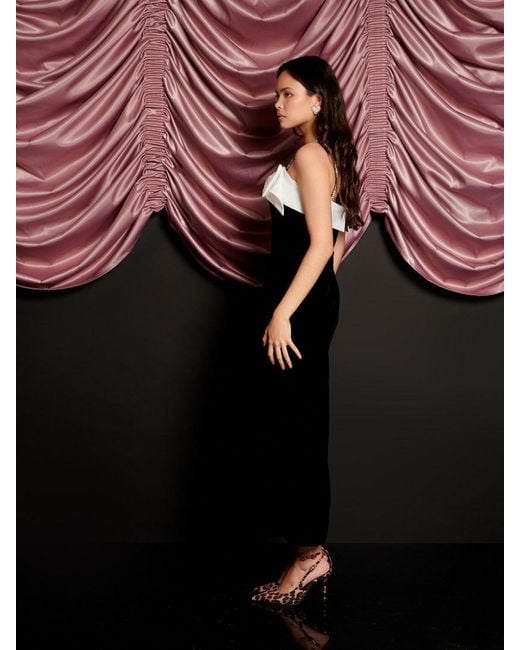 Sister Jane Black Kelly Velvet Maxi Dress