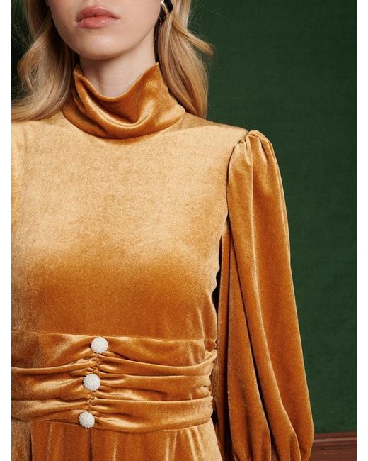 slim fit dress slacks Citrine Green Poplin Knot Detail Midi Dress