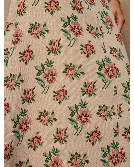 Sister Jane Brown Ember Tapestry Midi Skirt