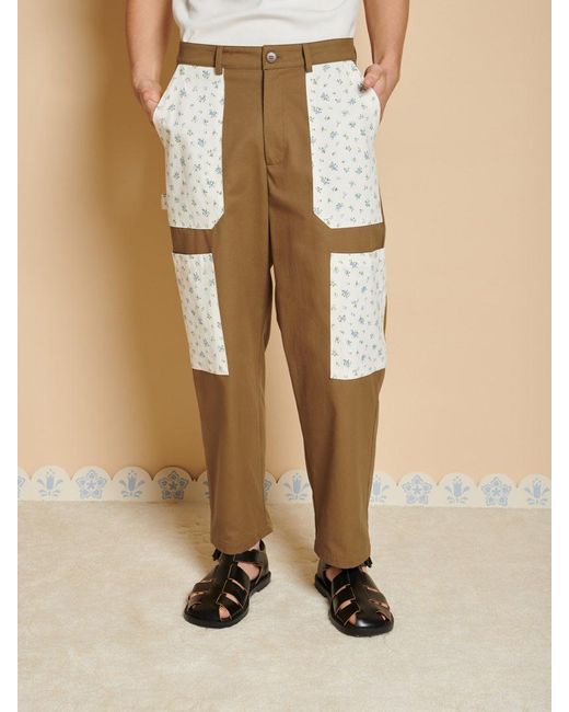 Sister Jane Natural Folke Patch Trousers