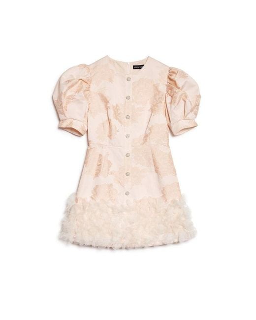Sister Jane Natural Anemone Bloom Mini Dress
