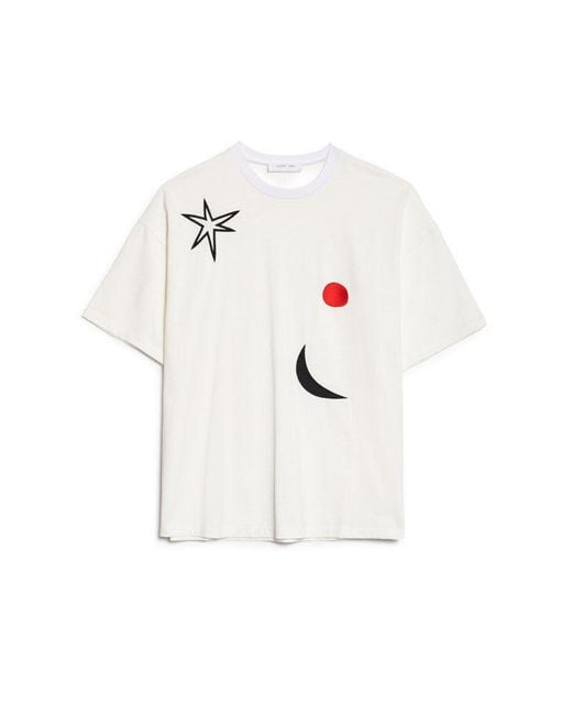 Sister Jane White Étienne Embroidery T-shirt