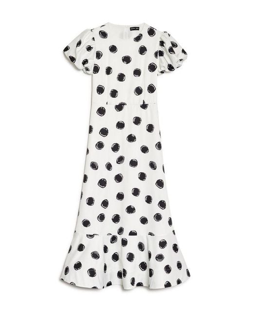 Sister Jane White Spot Palette Midi Dress