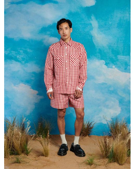 Sister Jane Blue Stables Gingham Shirt