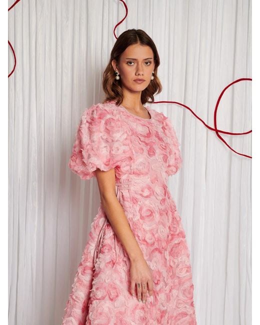 Sister Jane Dream Rose Finch Tulle Midi Dress in Pink | Lyst