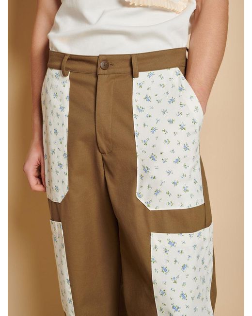 Sister Jane Natural Folke Patch Trousers