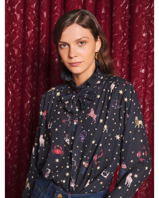 Sister Jane Red Tarot Reader Blouse