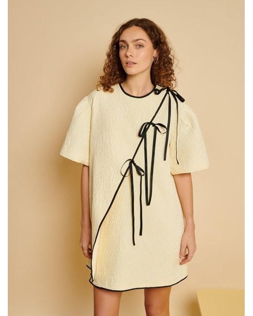Sister Jane Natural Ghospell Marta Wrap Mini Dress