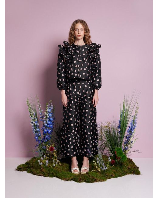 Sister Jane Rose Bells Jacquard Top | Lyst