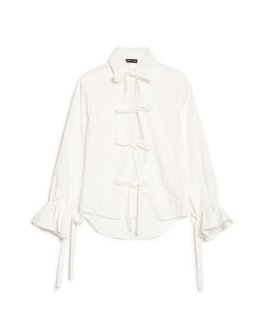 Sister Jane Natural Siljan Bow Blouse