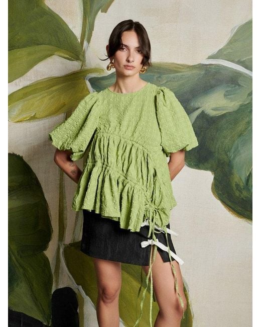 Sister Jane Green Ghospell Lia Ruched Top