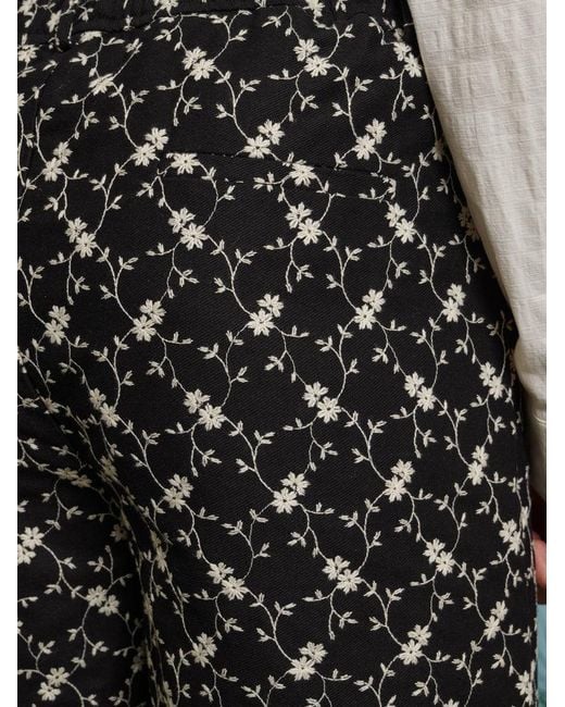 Sister Jane Green Milo Floral Denim Bermuda Shorts