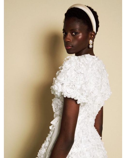 Sister Jane Natural Dream Petalscape Tulle Mini Dress